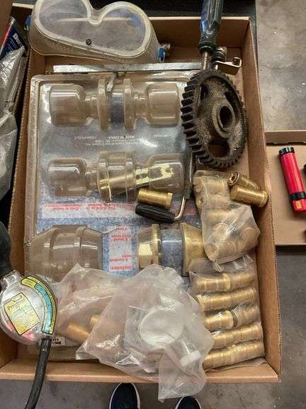 Box Lot Assorted Hardware, Tools and Fittings image