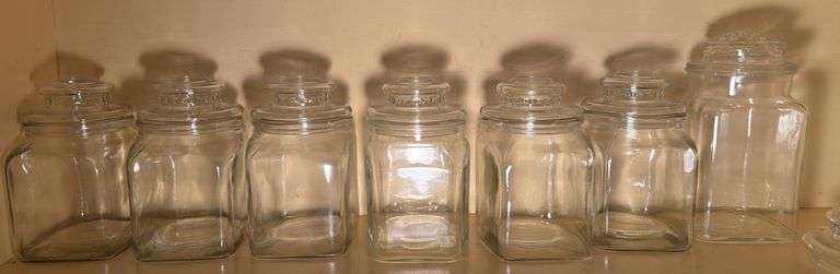 Collection of Glass Jars with Lids image
