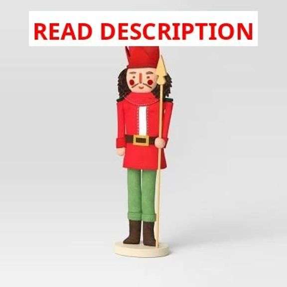 Decorative Red Nutcracker Figure image