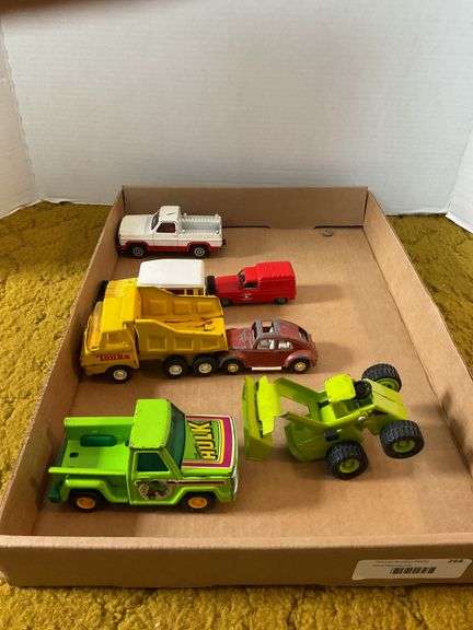 Mixed Lot of Toy Trucks & Vehicles - Tonka, Hulk, & More! image