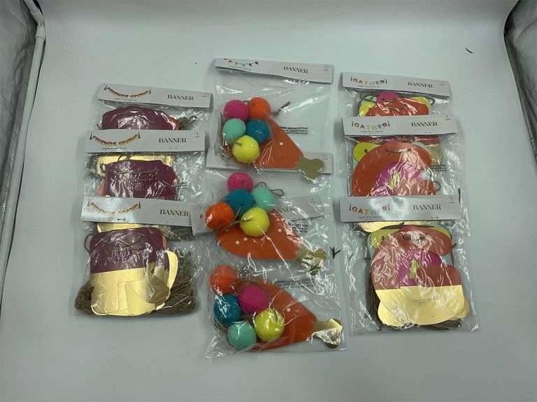 Bulk Lot of 6 Thanksgiving Themed Banners image