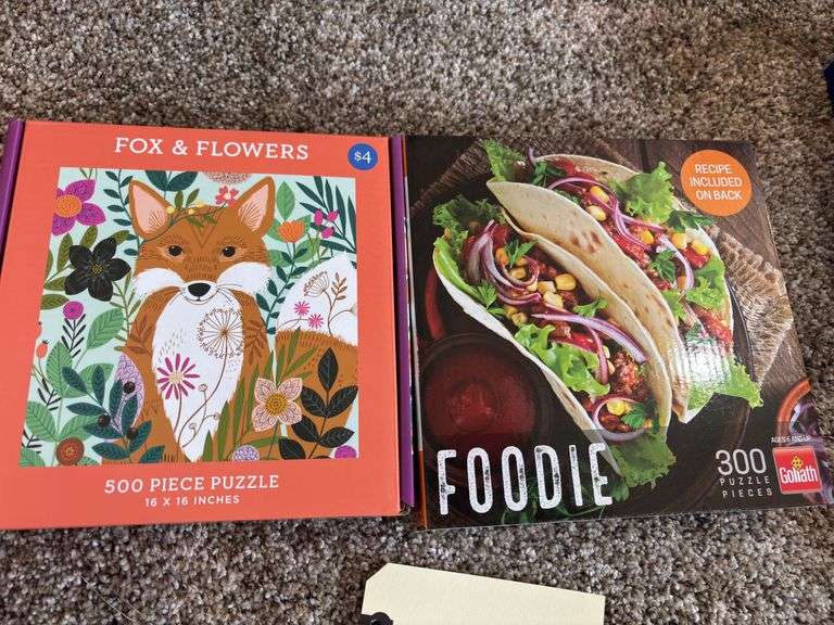 Fox & Flowers and Foodie Puzzles image