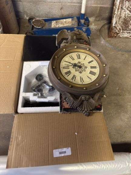 Craftsman 10-inch Compound Miter Saw and Decorative Clock image