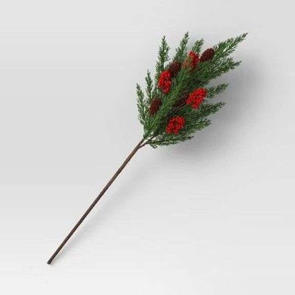 Faux Cedar & Berry Spray image