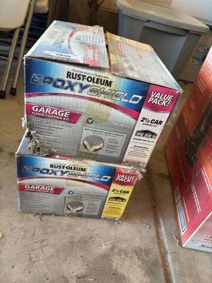 Rust-Oleum EpoxyShield Garage Floor Coating Kit, 2.5 Car Value Pack image