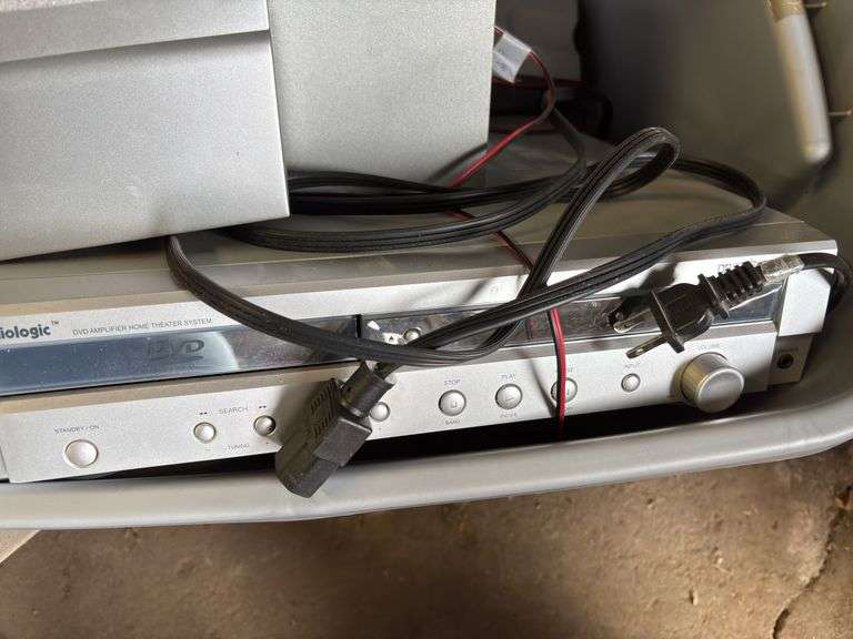 Home Theater System and Speakers in Storage Container image