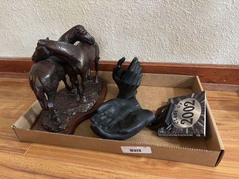 Horse Statue, Hand Sculpture & Class of 2002 Items