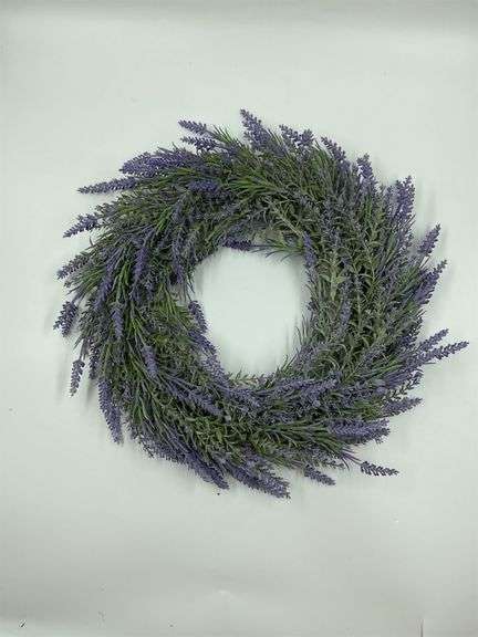 Lavender Floral Wreath image