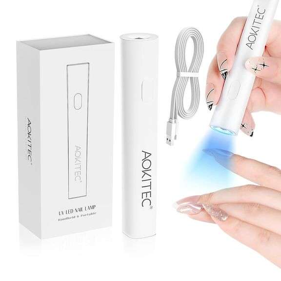 Aokitec Handheld UV Light for Gel Nails