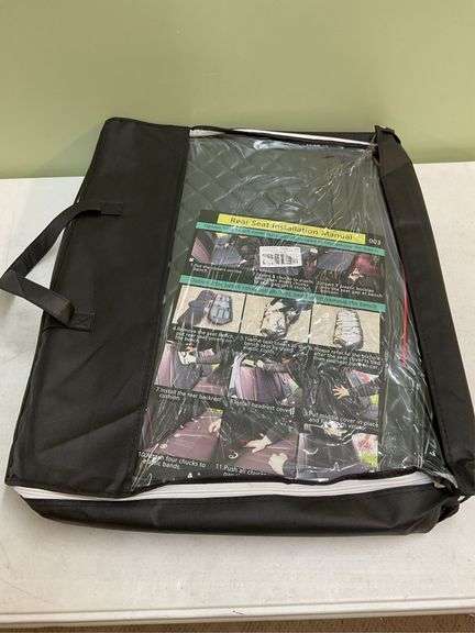 Car seat covers front and back (Black) image