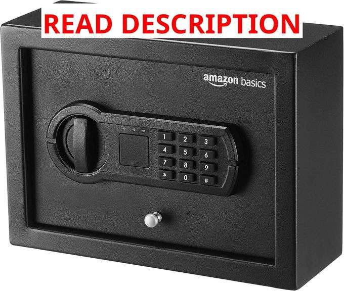 Amazon Basics Desk Drawer Security Safe, 0.1 CF