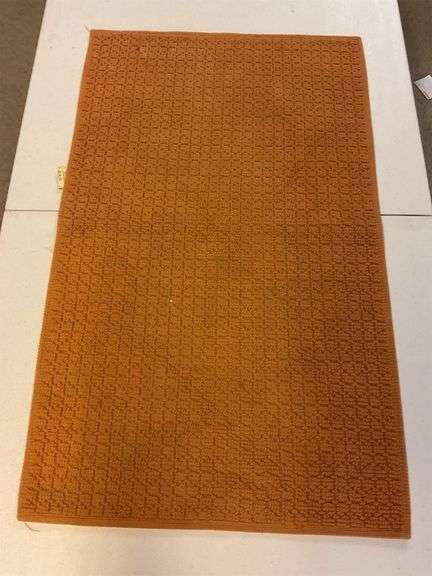 Orange Plush Rug image