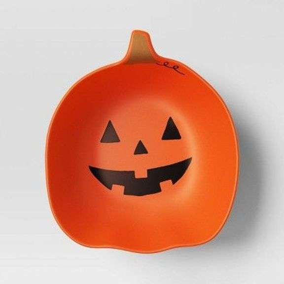 Set of Halloween Jack-O-Lantern Bowls image