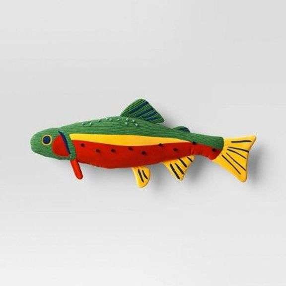 Decorative Trout Pillow