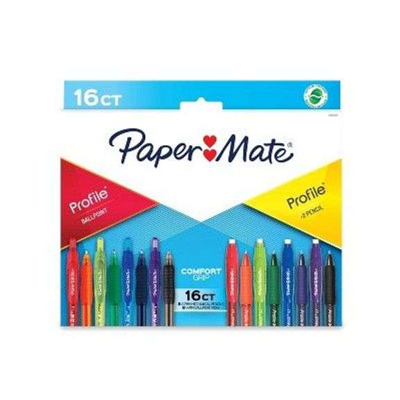 Paper Mate Profile Pen and Pencil Set, 16-Count, Lot of 3 image