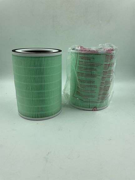 Two pack of green air purifiers image