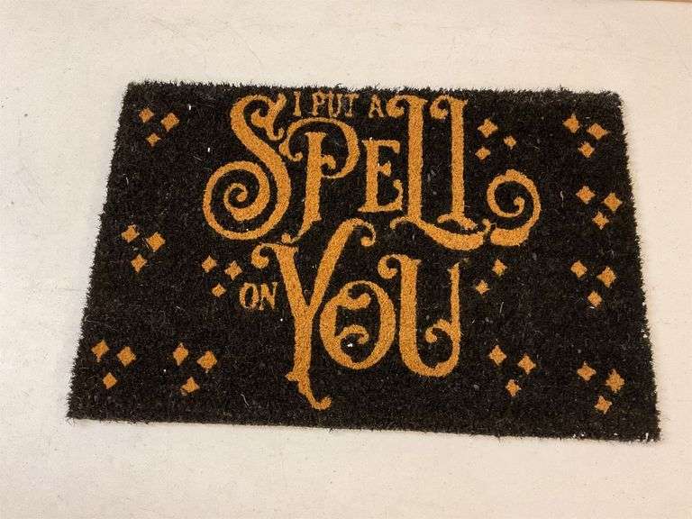 Halloween Themed Doormat - 'I Put a Spell on You' image