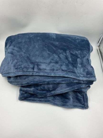 Blue Plush Blanket image
