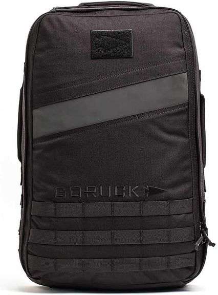 GORUCK Rucker 4.0 25L Black - Purpose Built Rucking Backpack, Military Weight Training Rucksack w/Ruck Plate Pocket and Extra Padded Straps image