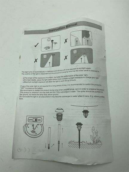 (10) solar lights