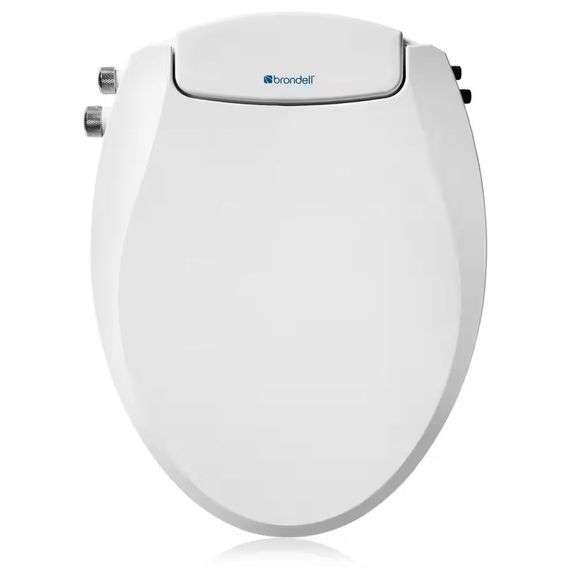 Swash Ecoseat 102-Non-Electric Bidet Seat for Round Toilets with Warm Water Washes in White image