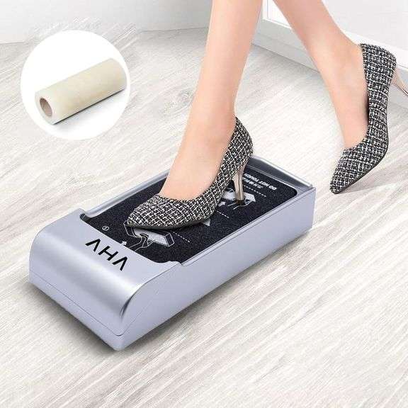 Shoe Covers Disposable, Sole Protector for Sneakers Contains a Roll of Shoes Cover (Can be used 600 Times) Suitable for Homes, Factories, Laboratories.Hospital.(Silver) image