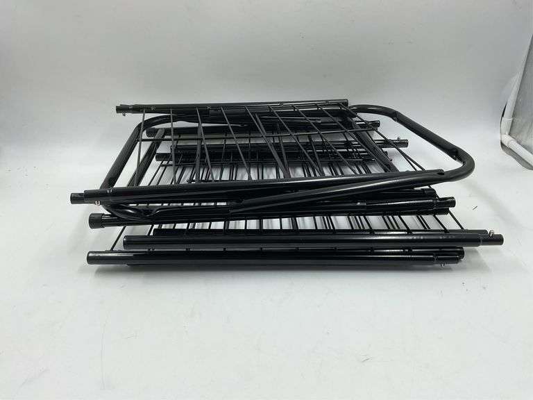 REGILLER 4-Tier Stackable Shoe Rack, Expandable & Adjustable Shoe Organizer Storage Shelf, High Capacity, Wire Grid, Black
