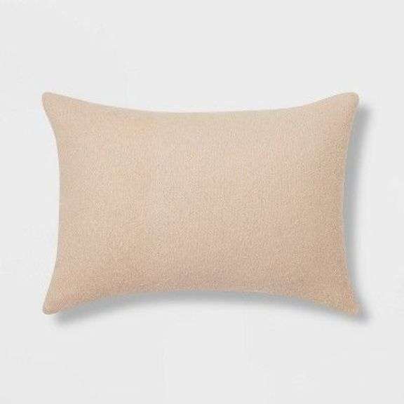 Decorative Throw Pillow, Beige image