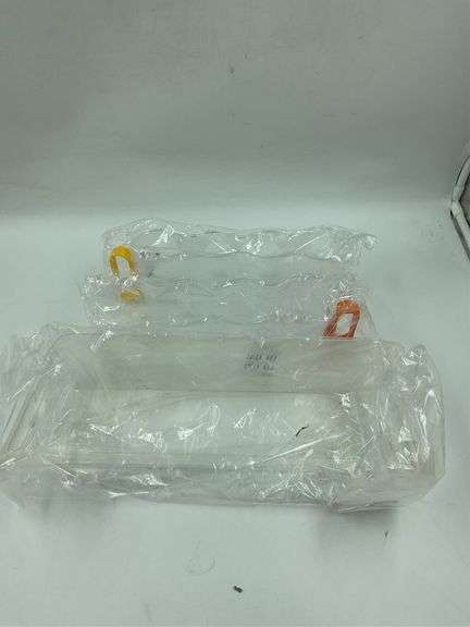 2PCS Fridge Plastic Can Storage Rack Beer Bottle Holder Fridge Upgraded Handle. image