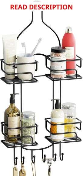 SRIWATANA Shower Caddy Over Head - Black