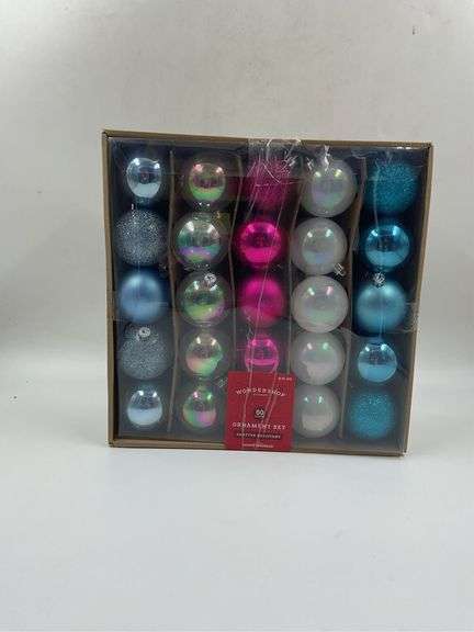 Wondershop Ornament Set - 50 Count - Shatter Resistant image