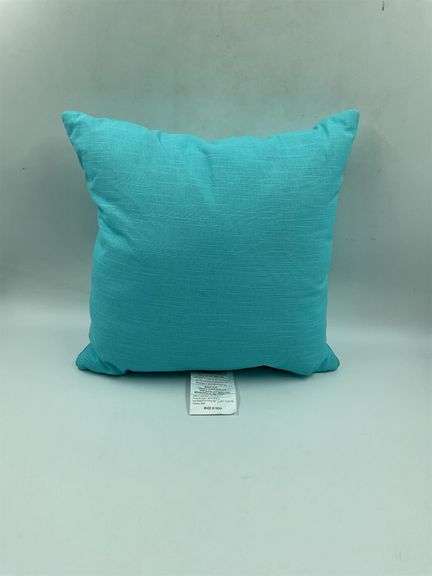 Turquoise Accent Pillow - 16x16 Inches image