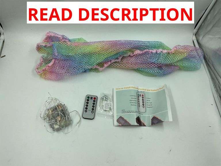 Rainbow net with batteries image