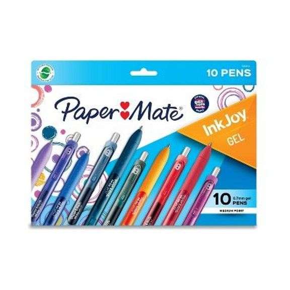Paper Mate InkJoy Gel Pens, 10-Count Packs, Assorted Colors image