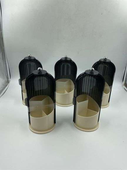 Set of 5 Vanity Organizer Makeup Brush Holders image