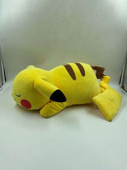 Oversized Plush Sleeping Pikachu