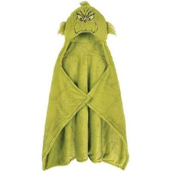 The Grinch Hooded Blanket - 30x50 inches image