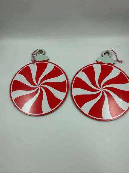 Set of 2 Christmas Ornament Decorations image