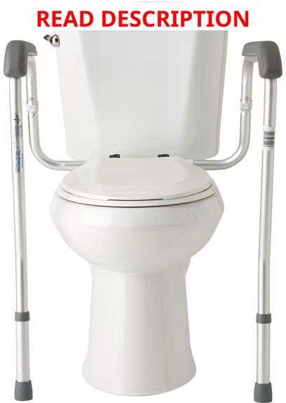 Medline - Guardian Toilet Safety Rails, Silver