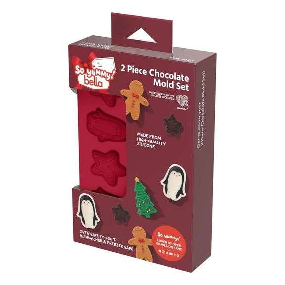 So Yummy! Bella 2 Piece Chocolate Mold Set image