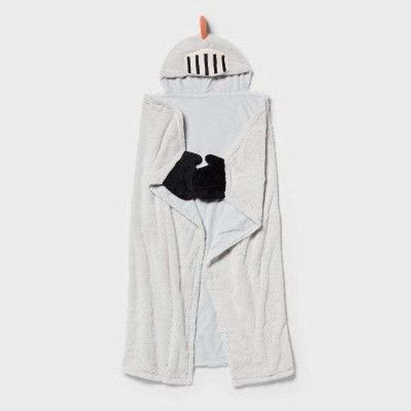 Pillowfort Knight Hooded Blanket with Mitts image