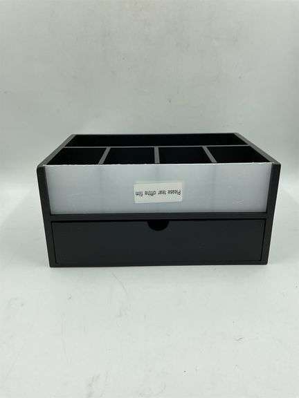 Black coffee bar organizer image