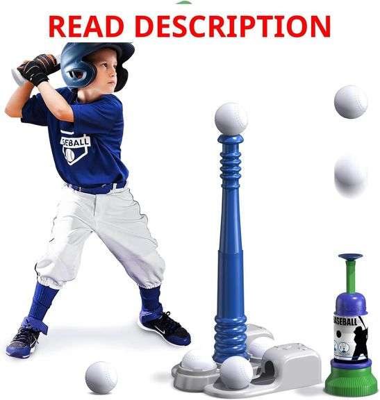 QDRAGON 2 in 1 T Ball Sets for Kids 3-5 5-8