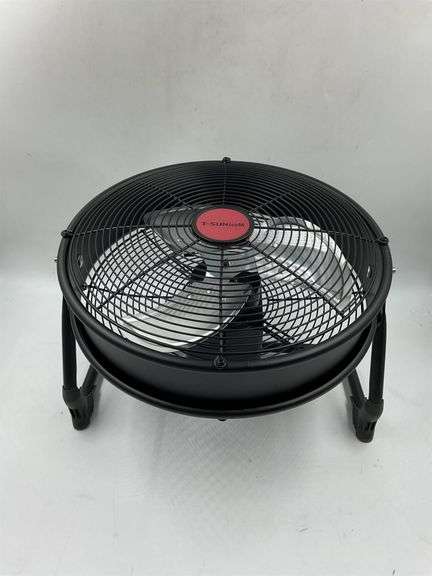 Black floor fan image
