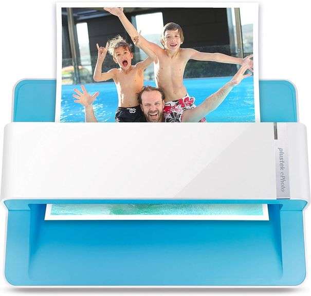 Plustek Photo Scanner ePhoto Z300, Scans 4x6 inch Photos in 2 Seconds, Auto crop and deskew with CCD Sensor, Supports Mac and PC image