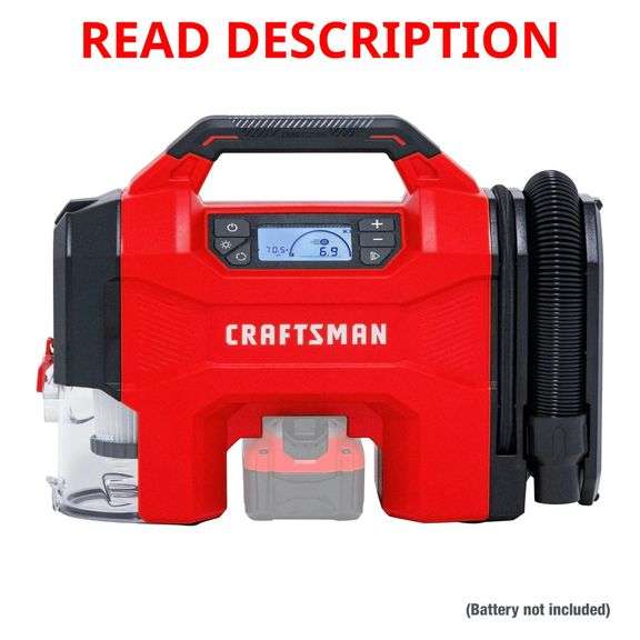 CRAFTSMAN 3-in-1 V20 Tool-Only 20-volt Air Inflator (Power Source: Battery) image