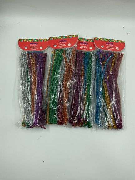Sparkle Fuzzy Sticks - Set of 4 image