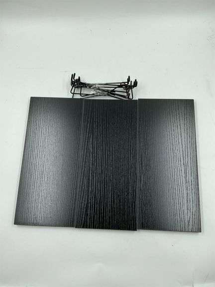Black wood boards and stands image