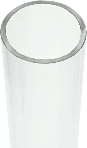 Source One Polycarbonate Unbreakable Round Clear Tube 1/2, 1, 1 1/2 Inch Diameter (1 1/2 Inch Diameter, 24 Inch Long) image