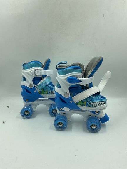 Little boys, shark rollerskates image
